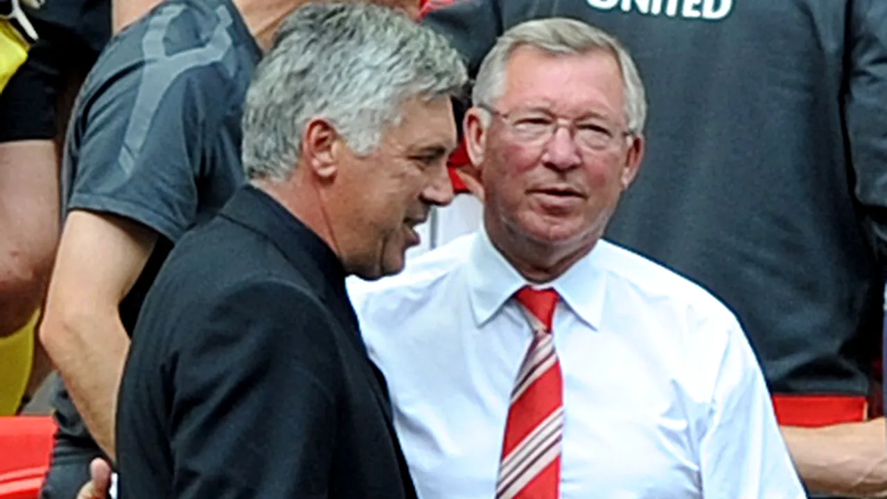 Ferguson l-a sunat pe Ancelotti să preia Manchester United, însă italianul a refuzat