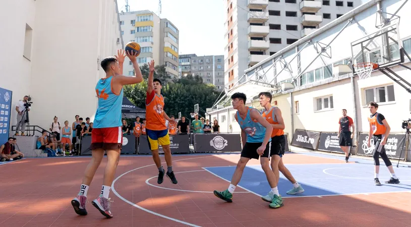 Baschetul 3x3 a revenit în curtea școlii! Chiar și profesioniștii de la Dinamo s-au băgat la o „miuță