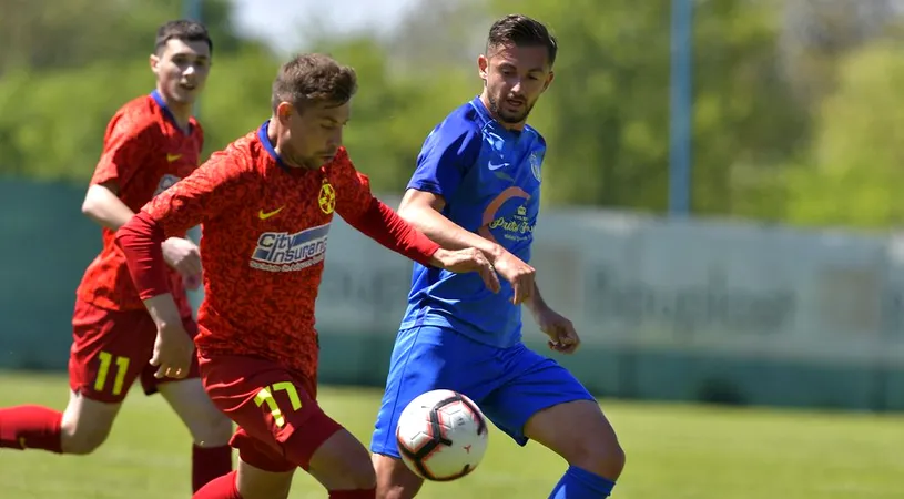 FCSB 2 câștigă manșa tur a barajului cu CS Afumați. Renegatul Alexandru Stan a fost decisiv pentru echipa secundă a clubului lui Gigi Becali. Bogdan Vintilă a utilizat o mulțime de jucători de la prima echipă