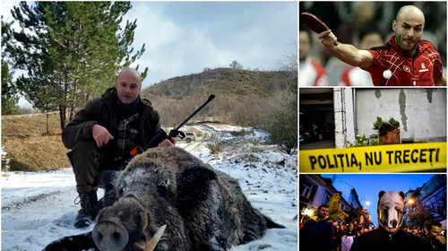 INTERVIU | „Ursul împușcat în Sibiu a fost adus în oraș!”. Discuție cu Andrei Filimon, campion la tenis de masă și vânător, despre cauzele căderii sportului românesc, defrișările de păduri, braconajul din Delta Dunării și cazul din Sibiu