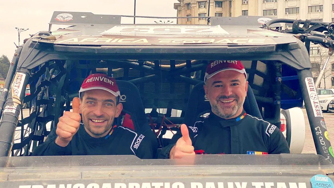 Doi români, gata să scrie istorie în Raliul Dakar! Ar putea fi primul echipaj tricolor care ajunge la finișul celei mai dure competiții de motorsport din lume