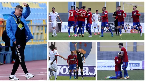 Steaua, prima echipă care învinge FC Hermannstadt în acest sezon. Daniel Oprița: ”Știu că este frustrant, dar noi ne-am creat ocazii destul de multe atunci când nu am reușit să câștigăm”