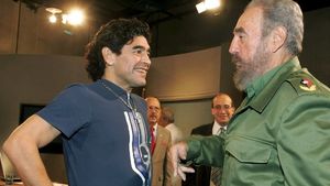 Maradona și Fidel Castro au o relație specială! Vezi ce mesaj i-a transmis "El Pibe d'Oro" cubanezului!
