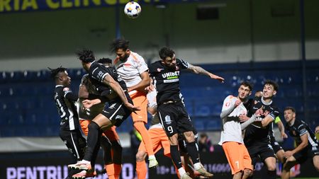 Metaloglobus - Hermannstadt 1-1, în etapa 17 din Superligă. Ambele goluri au fost marcate din penalty