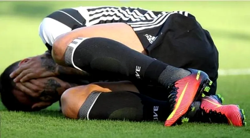 Veste groaznică pentru Juventus: Dani Alves și-a rupt piciorul. Cât va lipsi de pe teren