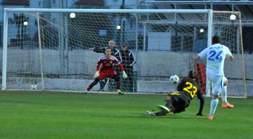Craiova câștigă și ultimul amical în Antalya, 2-1 cu Șeriff. Nuno Rocha a dat un supergol pentru olteni