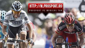 Evans a câștigat etapa a patra a Turului Franței** la câțiva centimetri în fața lui Contador