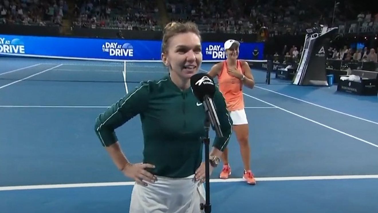 Simona Halep, huiduită și aplaudată în timpul aceluiași discurs la Adelaide! Gestul incredibil de curajos al Simonei | VIDEO