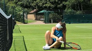 Primele imagini cu Simona Halep de la Wimbledon. "Este atât de plăcut...". Românca va aborda și al treilea turneu de Grand Slam al anului din postura de lider mondial