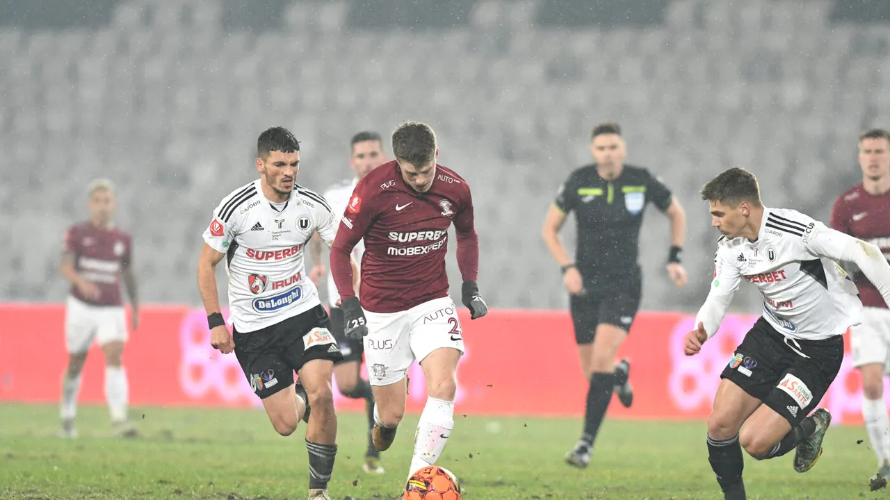 Universitatea Cluj - Rapid 0-0, în etapa a 23-a din Superliga. Remiză albă în Ardeal!