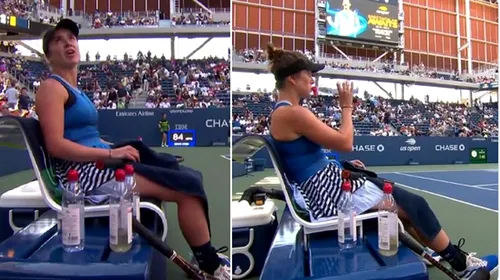 Moment nemaivăzut pe terenurile de tenis! O jucătoare de la US Open l-a întrebat pe arbitru ce face soțul ei, chiar în timpul meciului | VIDEO