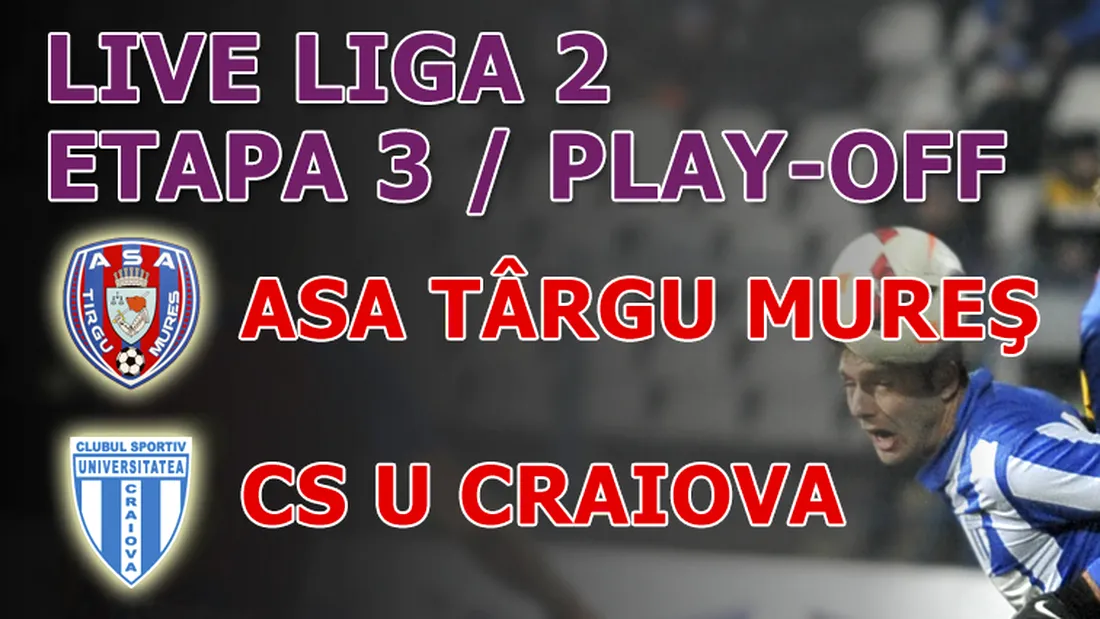 ASA - CS U Craiova 4-1:** Cu o defensivă aeriană, care a provocat și două penalty-uri, echipa olteană a fost o pradă ușoară pentru mureșeni