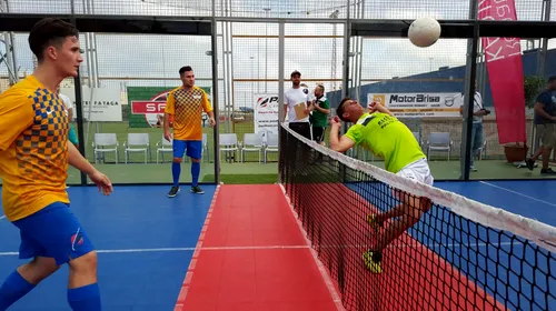 Echipa antrenată de Neaga a învins Brazilia în sportul care îmbină elementele din fotbal, tenis, squash și padel