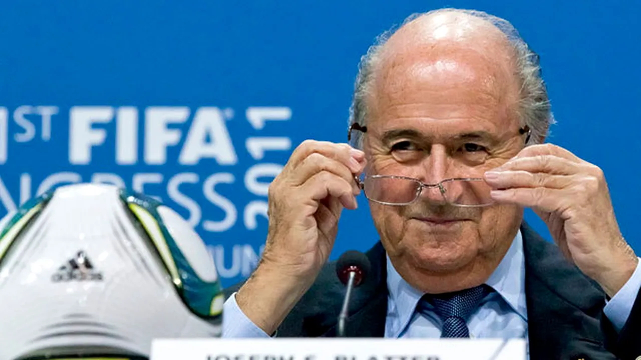 Blatter promite 'toleranță zero', dar amână sancțiunile în cazul de mită:** 