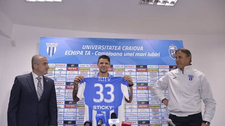 "Am ales numărul 33 pentru că e vârsta lui Iisus". Primele declarații date de Iliev după ce a semnat cu CS U Craiova
