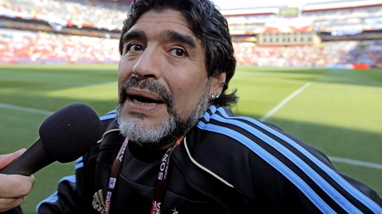Maradona, geniu sau nebun? Vezi cele mai ciudate reacții ale lui El Pibe d'Oro de la CM!