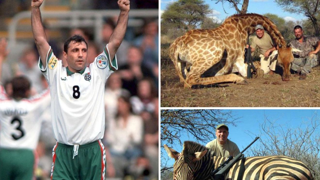 Stoichkov, imagini care i-au adus critici inclusiv în Bulgaria! "E trist și barbar!" FOTO | Cum s-a fotografiat legendarul fotbalist la vânătoare