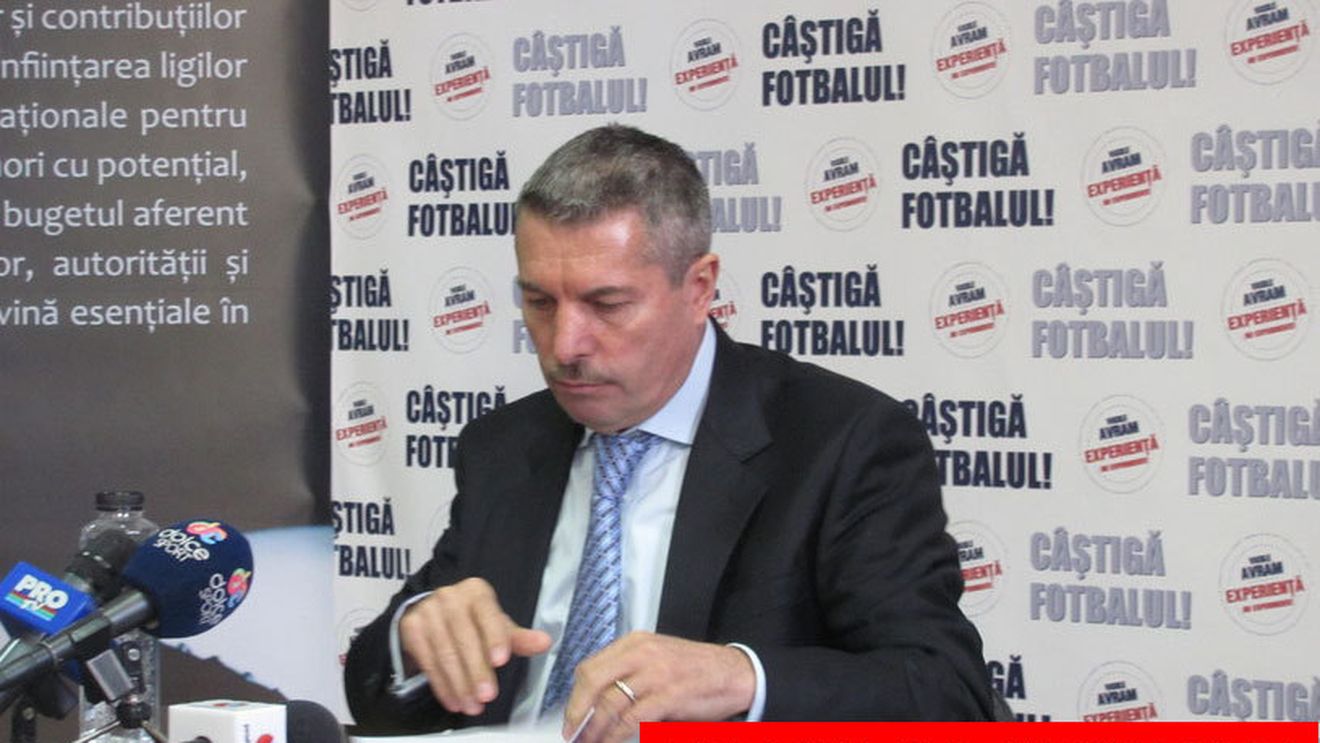 Vasile Avram, după decizia în "Dosarul Transferurilor": "Aș fi vrut să câștig aceste alegeri pe teren, nu prin neprezentare"