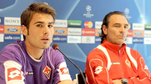 Astăzi se decide viitorul lui Mutu la Fiorentina