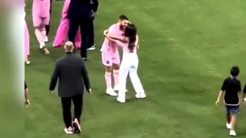 Antonela Roccuzzo l-a confundat pe Lionel Messi și a fost la un pas să sărute un alt jucător de la Inter Miami! Imaginile fac înconjurul lumii | VIDEO