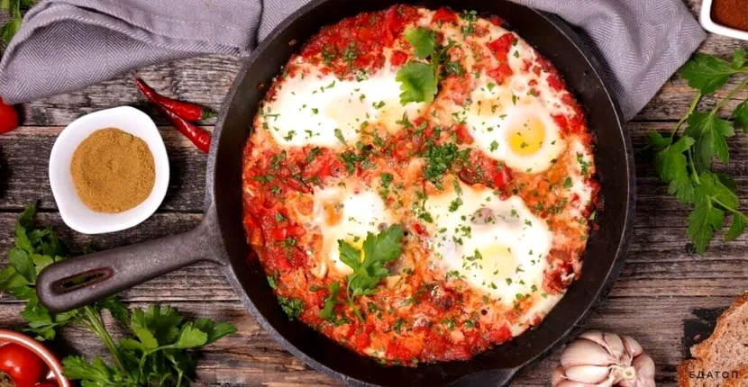 Rețetă rapidă de menemen. O veți iubi!