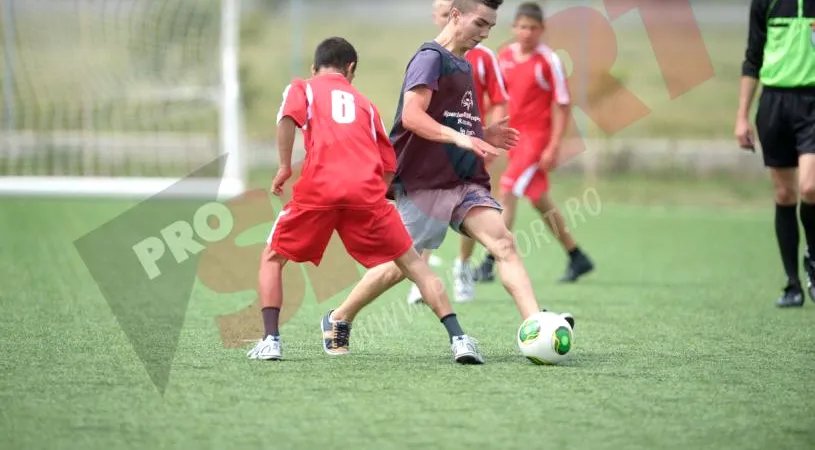 FOTO: FRF și UEFA au organizat un turneu de fotbal la Buftea pentru copii cu nevoi speciale