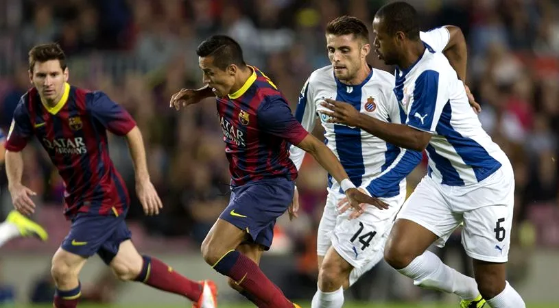 Barcelona - Espanyol 1-0! Torje a fost pentru prima dată titular și a fost printre cei mai buni din echipa oaspete