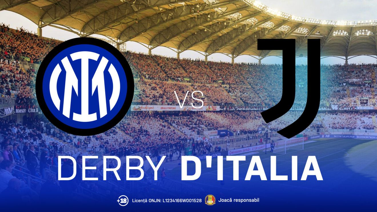 ADVERTORIAL. Inter Milano - Juventus, duelul care poate decide lupta la titlu în Serie A. Ce spun cotele Winner pentru Derby d’Italia