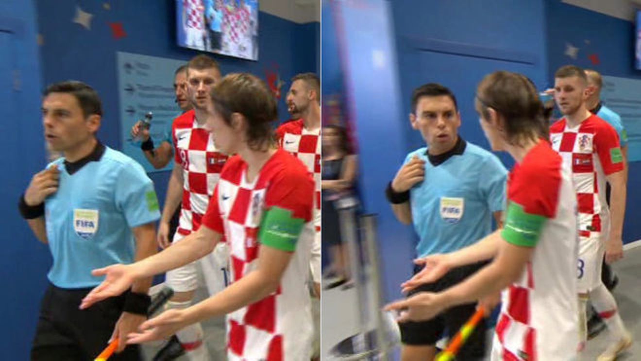 Modric le-a cerut socoteală arbitrilor la pauză! "Cum puteți trece peste asta?"