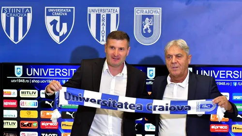Mihai Rotaru își face staff de titlu: cine a semnat cu Universitatea Craiova! Are trei titluri cu CFR Cluj și a venit de la echipa lui Cosmin Contra