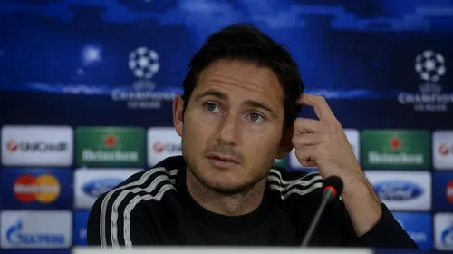 Englezii sunt în gardă: „Știm cât de buni sunt românii” Lampard, impresionat de fanii Stelei. Ce a spus la conferința de presă