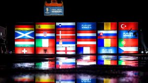 A fost revendicată farsa rușinoasă de la tragerea la sorți pentru grupele Euro 2024. Cine e femeia care a gemut în sală şi pe transmisiunea în direct a ceremoniei