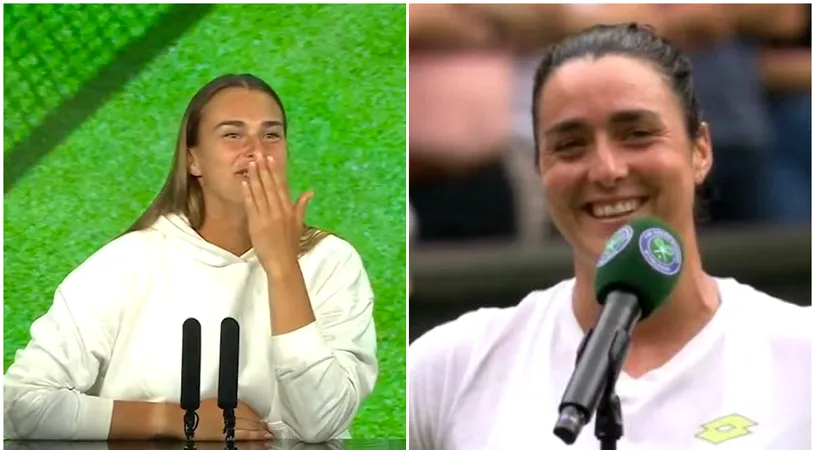 Cum a putut reacționa Aryna Sabalenka după ce Ons Jabeur a ținut cu adversara ei la Wimbledon! Bielorusa și tunisianca se vor duela în semifinale | VIDEO