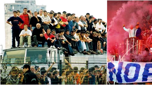 Imagini absolut FABULOASE: Cum arătau tribunele fotbalului românesc la începutul anilor 2000 | GALERIE FOTO