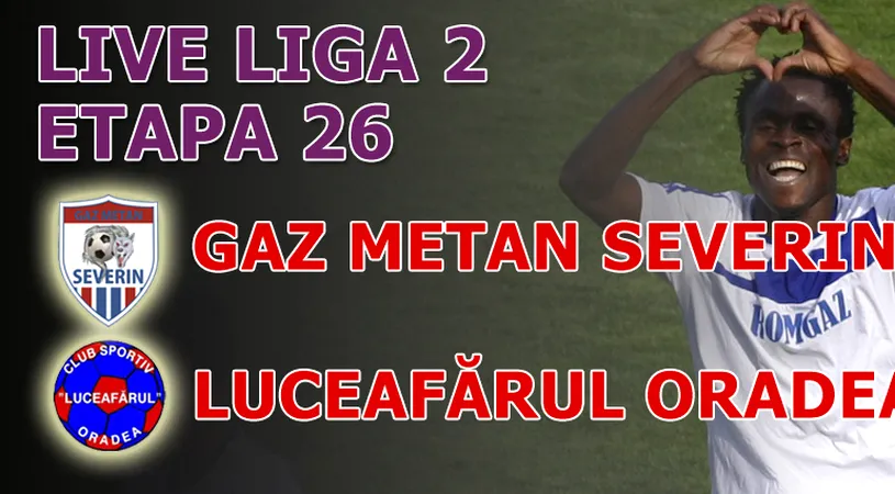 Gaz Metan Severin - Luceafărul Oradea 1-0!** Olah asigură locul 3
