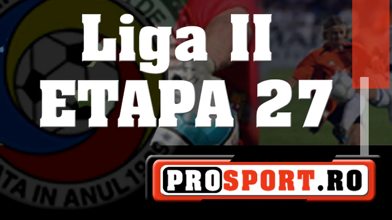 Liga II / Etapa 27, rezultate și marcatori