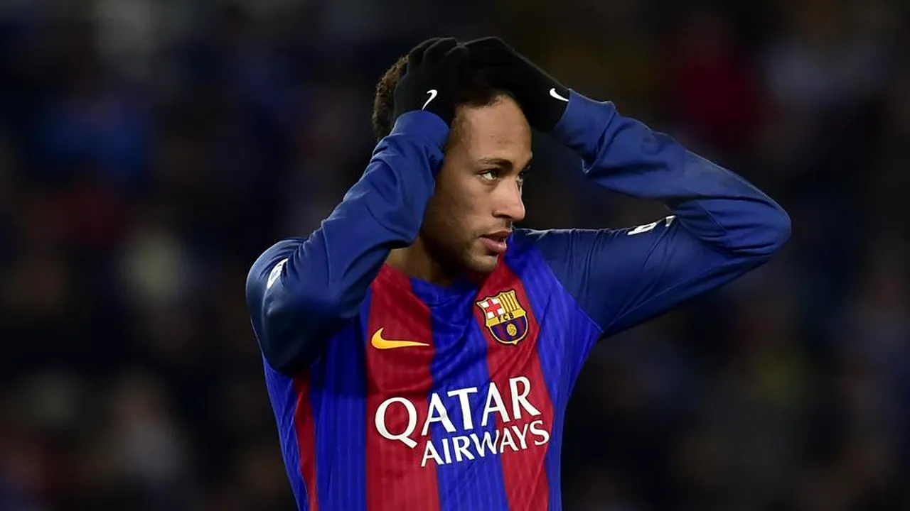 Neymar rămâne OUT pentru El Clasico! Federația Spaniolă de Fotbal a respins apelul Barcelonei pentru suspendarea brazilianului