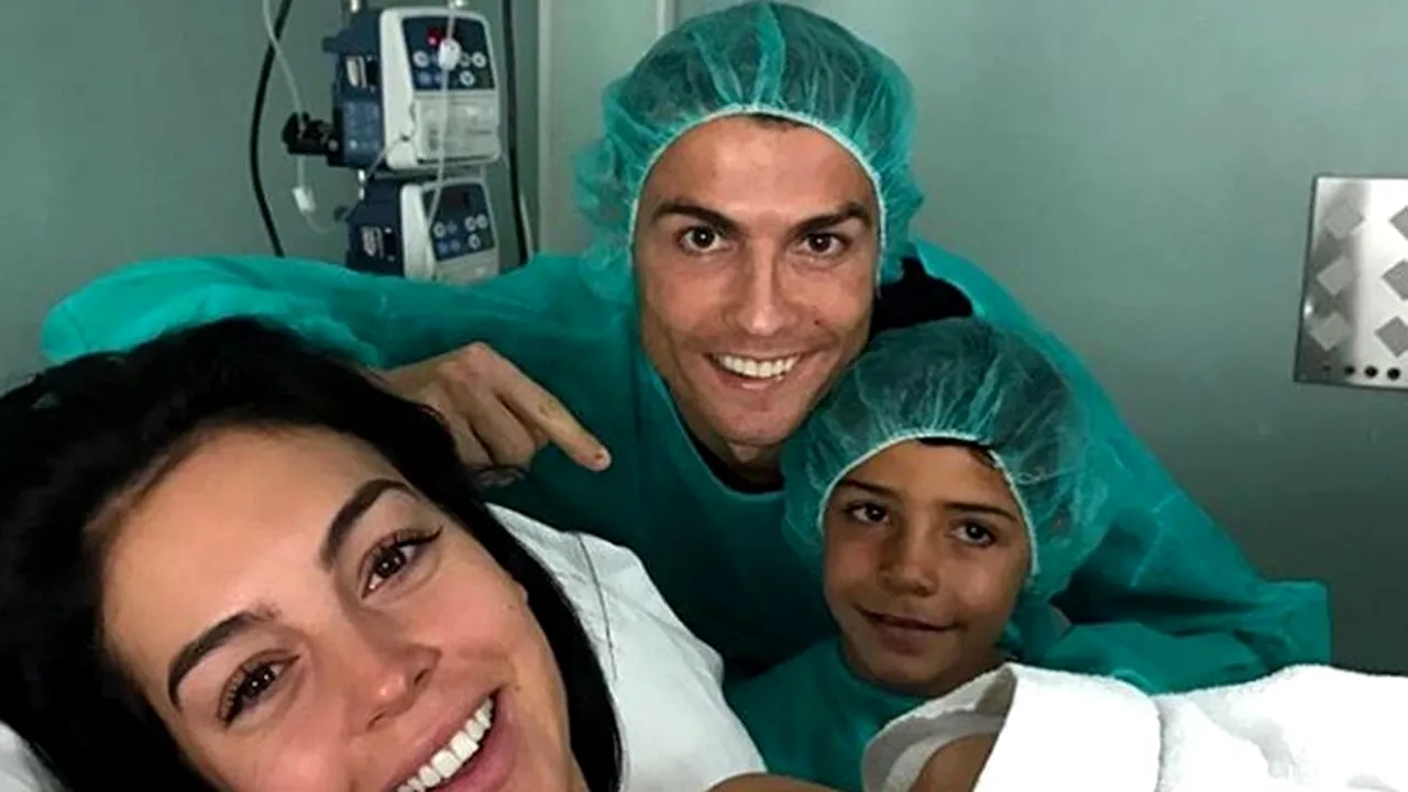 Cristiano Ronaldo a devenit tată pentru a patra oară