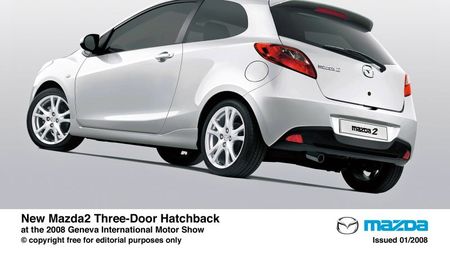 Mazda2, in versiunea cu trei usi