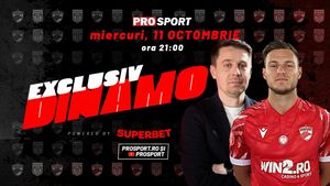 Ediție de gală EXCLUSIV DINAMO. Dennis Politic, jucătorul care a impresionat după ce a semnat cu formația lui Ovidiu Burcă, vine în emisiunea moderată de jurnalistul Cătălin Mureșanu