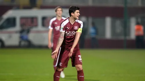 Săpunaru exultă după al treilea gol în tricoul Rapidului în acest sezon: 