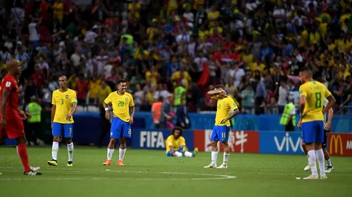 Andru Nenciu după Brazilia - Belgia 1-2. 