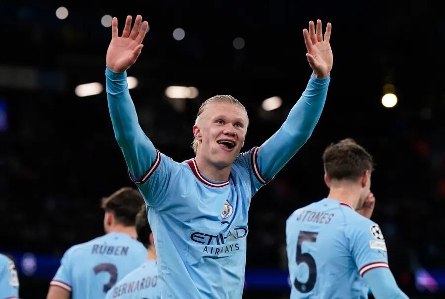 Erling Haaland este motivat să doboare record după record în tricoul lui Manchester City. Sursă foto: Profimedia