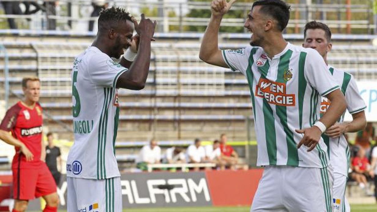 Victorie mare pentru Rapid Viena, cu Andrei Ivan titular. Echipa care a eliminat-o pe FCSB s-a impus cu 2-0 în fața lui Spartak Moscova

