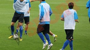 FOTO** Antrenamentul oficial al Stelei la Zurich! Vezi cu ce echipă vrea Ilie să înceapă meciul