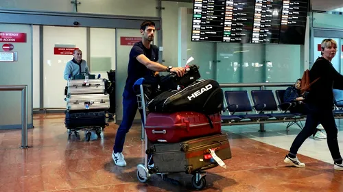 Momente incredibile la sosirea lui Novak Djokovic în Australia: „Poate fi urcat în următorul avion spre casă!” Probleme cu documentele sârbului