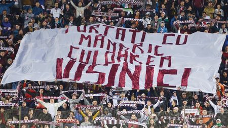 "Nu vă prezentați!" Fanii le-au cerut rapidiștilor să boicoteze barajul. Lotul giuleștenilor pentru meciul contra Chiajnei