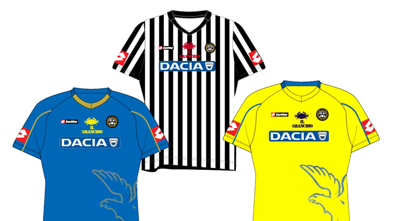 INCREDIBIL! Dacia, sponsor principal la Udinese!