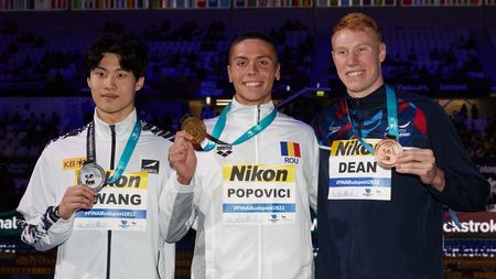 După chinezul Zhanle Pan, David Popovici are un nou adversar redutabil din Asia. Sud-coreeanul Hwang Sun-woo devine un pericol la 200 de metri liber