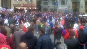 Suporterii lui Chelsea Londra au împânzit Amsterdamul! Jose Mourinho, subiectul preferat al scandărilor englezilor